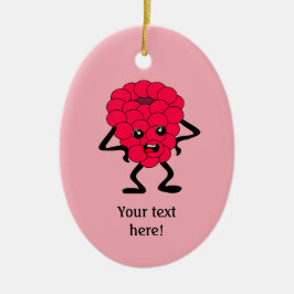 Raspberryは印象に残っていない – パーソナライズA セラミックオーナメント