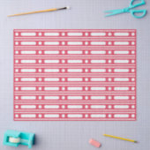 Raspberry Bone Inlay Dots Border Decoupage Paper 薄葉紙 (クラフト)