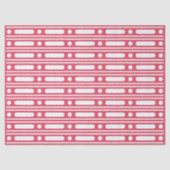 Raspberry Bone Inlay Dots Border Decoupage Paper 薄葉紙 (正面)