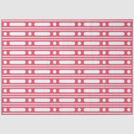 Raspberry Bone Inlay Dots Border Decoupage Paper  薄葉紙