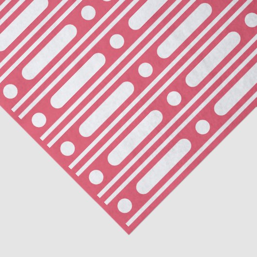 Raspberry Bone Inlay Dots Bordr Decoupage Paper 薄葉紙 (詳細)