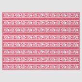 Raspberry Bone Inlay Floral Border Decoupage Paper 薄葉紙 (正面)