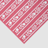 Raspberry Bone Inlay Floral Border Decoupage Paper 薄葉紙 (詳細)