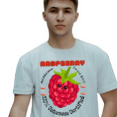 Raspberry Burst of Cuteness Fruit Label Farm Wear Tシャツ