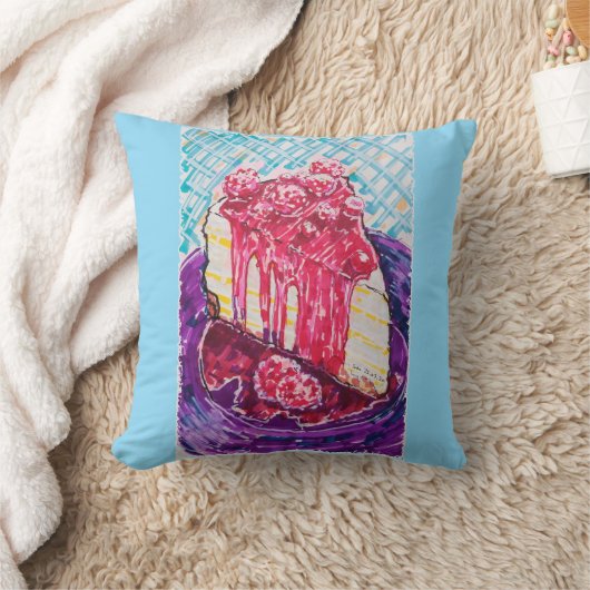 Raspberry Cake クッション (ブランケット)