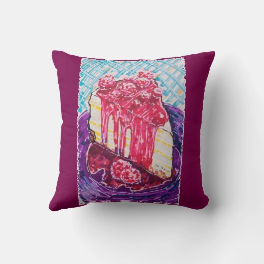 Raspberry Cake クッション (裏面)