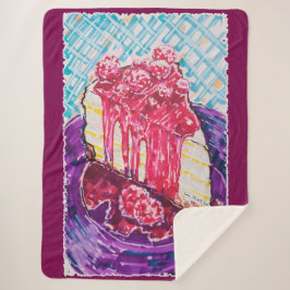 Raspberry Cake シェルパブランケット