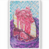 Raspberry Cake シール (正面)