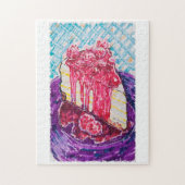 Raspberry Cake ジグソーパズル (縦)