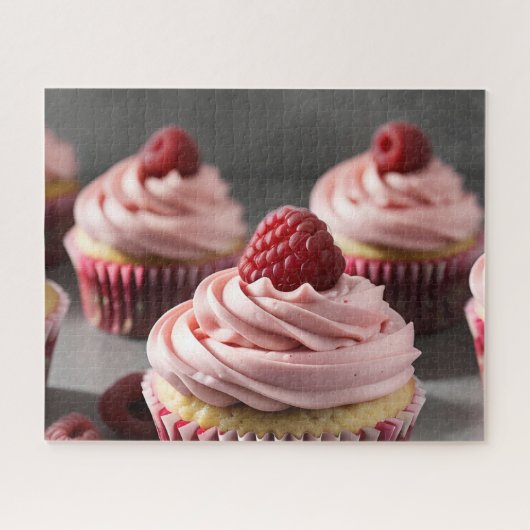 Raspberry Cupcakes ジグソーパズル (横)