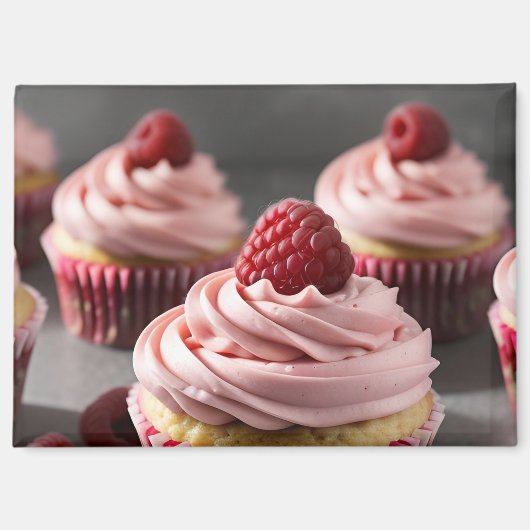 Raspberry Cupcakes マグネット (正面)