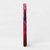 Raspberry Flurry: Abstract spatter art Case-Mate iPhoneケース (裏面/左)