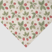 Raspberry Fruit Bunches with Leaves and Blossom  薄葉紙 (詳細)