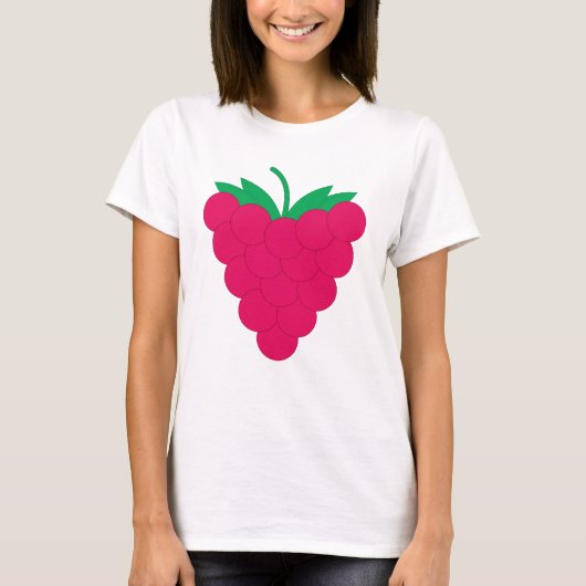 Raspberry Fruit Pink Tシャツ (正面)