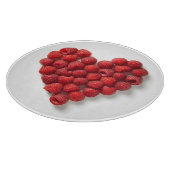 Raspberry Heart カッティングボード (角)