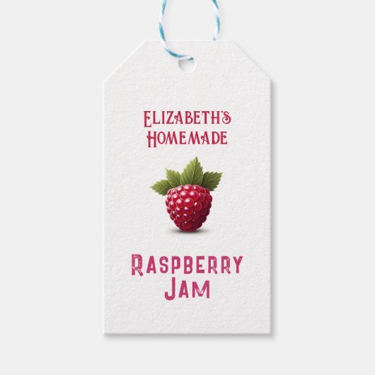 Raspberry Jam ギフトタグ (正面)