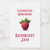 Raspberry Jam フードラベル (シングルラベル)