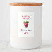 Raspberry Jam フードラベル (正面)