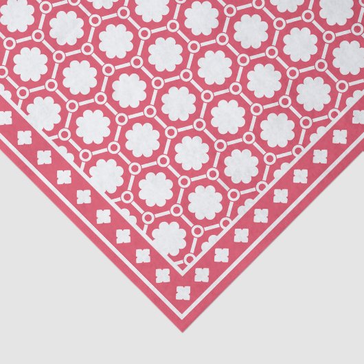 Raspberry Modern Bone Inlay Decoupage Paper 薄葉紙 (詳細)