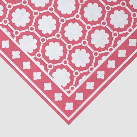 Raspberry Modern Bone Inlay Decoupage Paper 薄葉紙 (詳細)