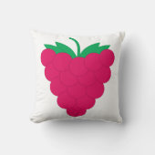 Raspberry Pink Fruit Berry  クッション (正面)