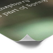 Raspberry Sherbetバラポスター：バラ&散文20x16 ポスター (角)