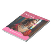 Raspberry Twist Crowning Pageant Custom Notepad ノートパッド (回転)