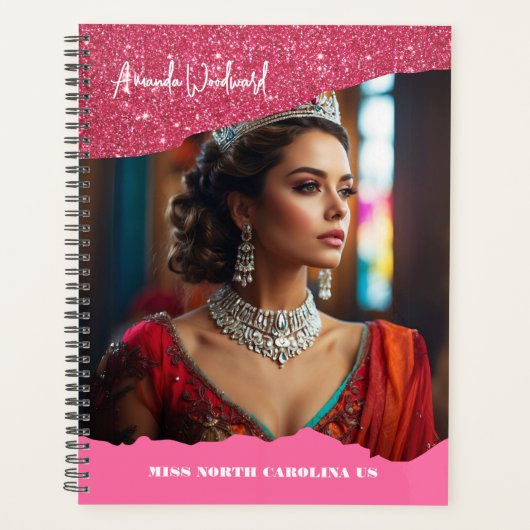 Raspberry Twist Crowning Pageant Planner プランナー手帳 (正面)