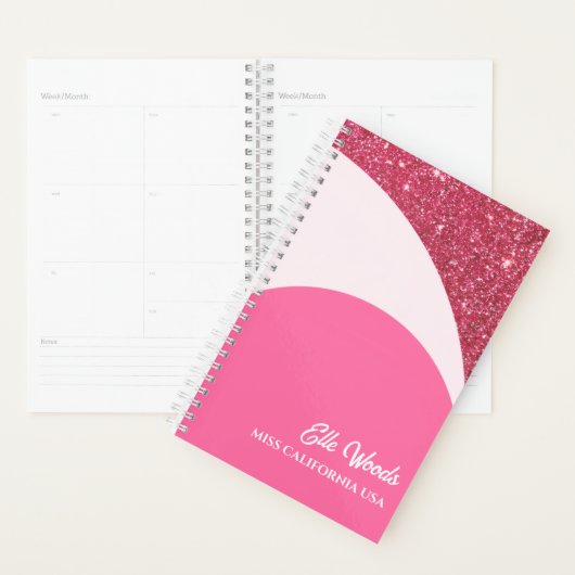 Raspberry Twist Custom Pageant Planner Calendar プランナー手帳 (ディスプレー)