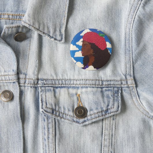 Raspbuttonのベレー帽 缶バッジ (インサイチュ)