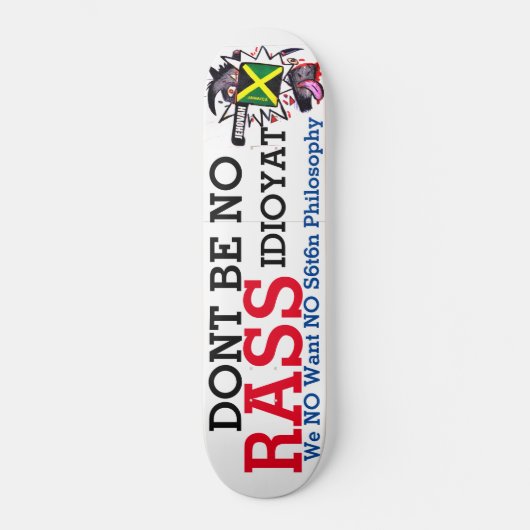RASS BAK/キルヤギのスケートボード スケートボード (正面)