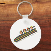Rasta Bobsleigh Team キーホルダー (正面)