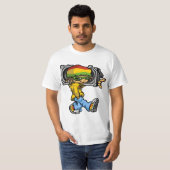 Rasta boy with radio tシャツ (正面フル)