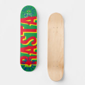 RASTA BRAZIL 7 3/4" スケートボードデッキ (正面)