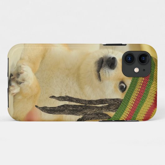 Rasta doge Case-Mate iPhoneケース (裏面(横))