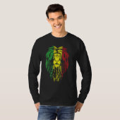 Rasta Jamaica Lion Tシャツ (正面フル)