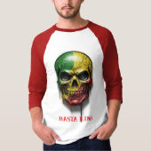 RASTA KING SKULL Tシャツ (正面)