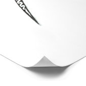 Rasta man tribal Canvas ポスター (角)