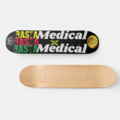 RASTA MEDICAL 7 3/4" スケートボードデッキ (横)