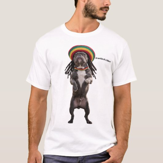 Rasta Q by @artbyDokker Tシャツ (正面)