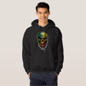 RASTA SKULL パーカ (正面フル)