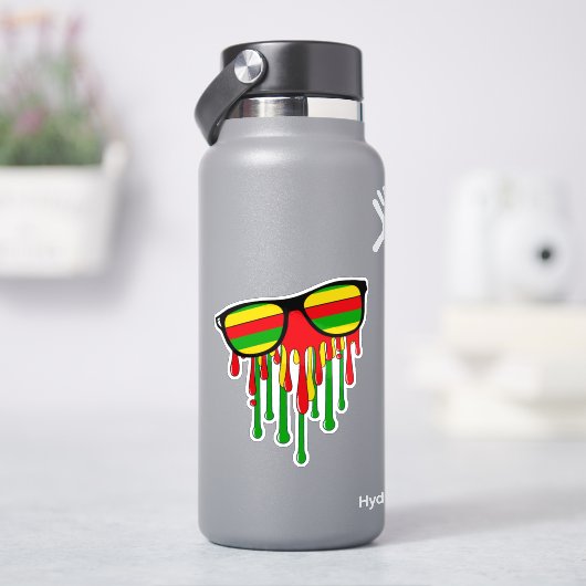 Rasta Sunglasses Melting in the Sun シール (HydroFlask)