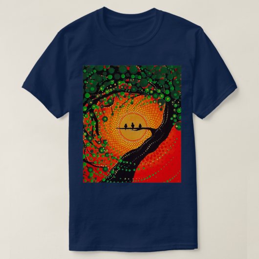 Rasta Three Little Birds 1 Tシャツ (デザイン正面)