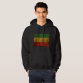 Rastafara Flag - Jah Rastafari Rasta Queen Hoodie パーカ (正面フル)