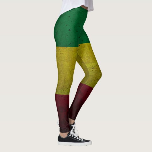 Rastafara Power - Rasta Yoga - Reggae Leggins レギンス (右)