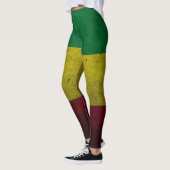 Rastafara Power - Rasta Yoga - Reggae Leggins レギンス (左)