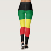 Rastafara Power - Rasta Yoga - Reggae Leggins レギンス (裏面)