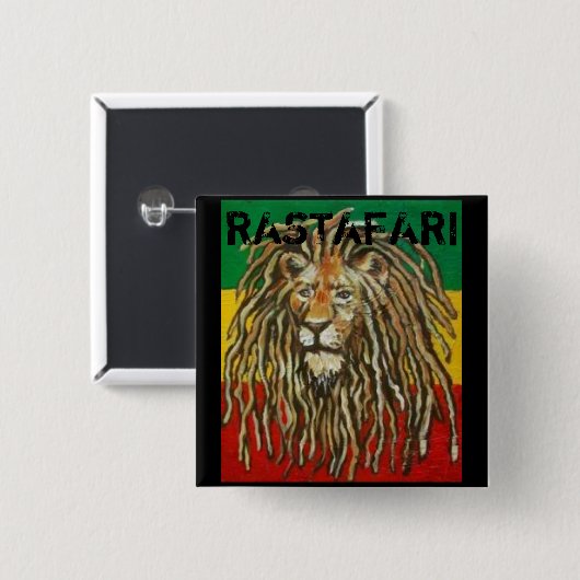 Rastafariのバッジ 缶バッジ (正面&裏面)