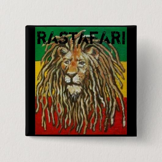 Rastafariのバッジ 缶バッジ (正面)