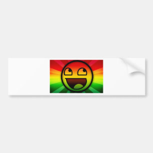 RASTAFARIのレゲエの叩く音 バンパーステッカー